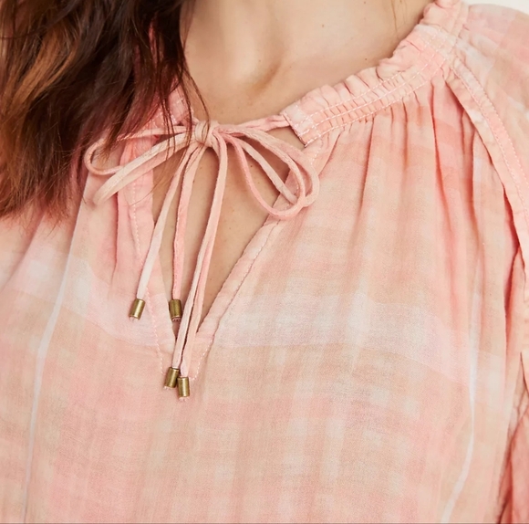 Anthropologie Pilcro And The Letterpress The Bette Babydoll Blouse Size M - Picture 3 of 13